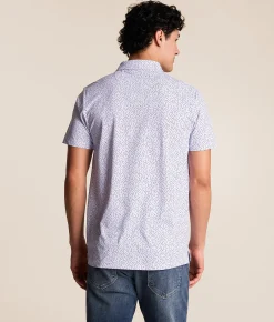 J.B. Holt Performance Polo Purple Heather Hot