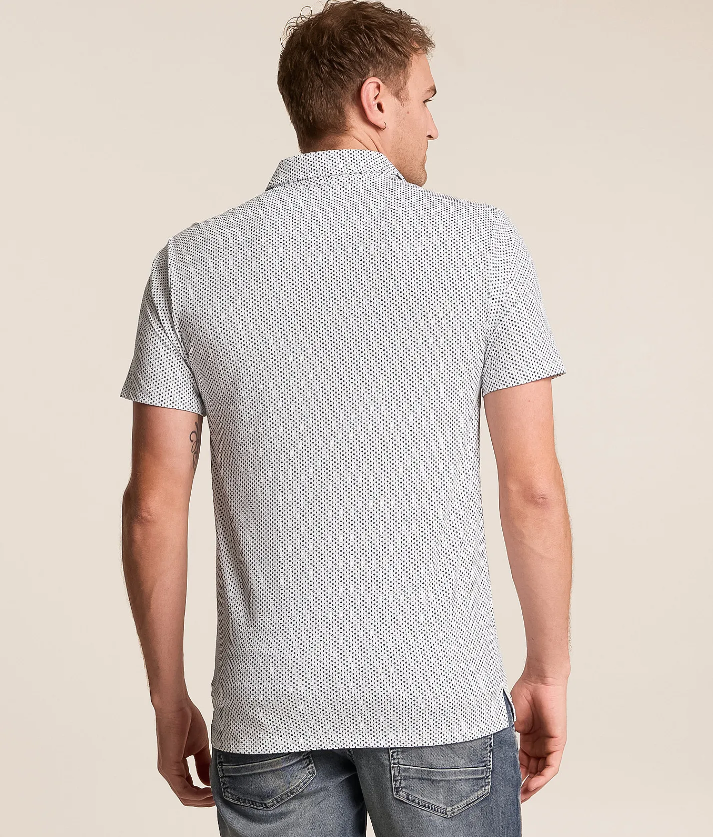 J.B. Holt Performance Polo Bright White Hot