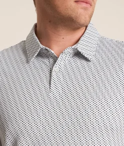 J.B. Holt Performance Polo Bright White Hot