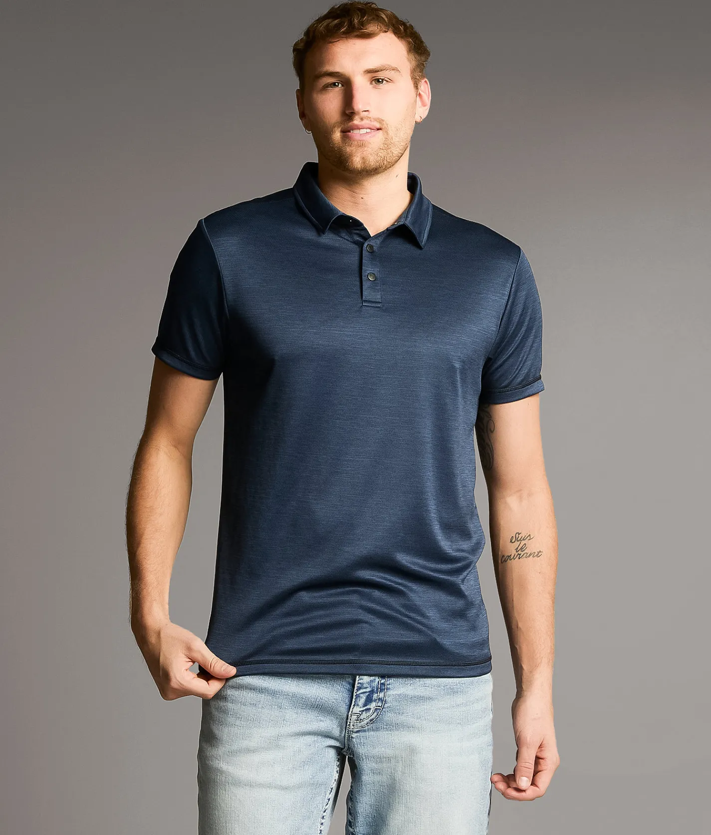 BKE Performance Polo Navy Hot