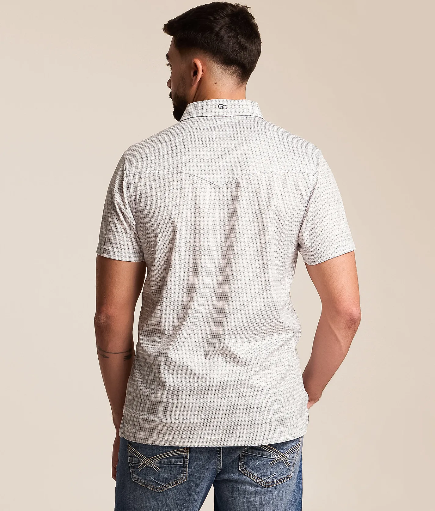 Tops | Gentry County Performance Polo White