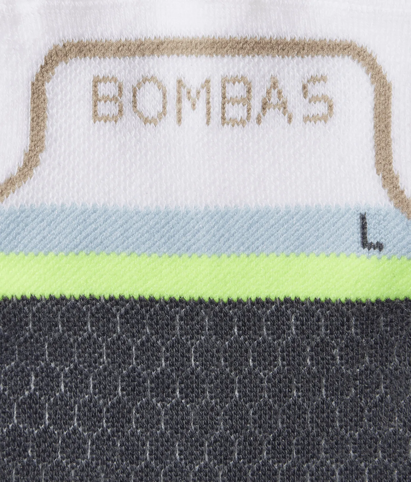 Activewear | Bombas® Performance Running Ankle Socks White Neon Yellow