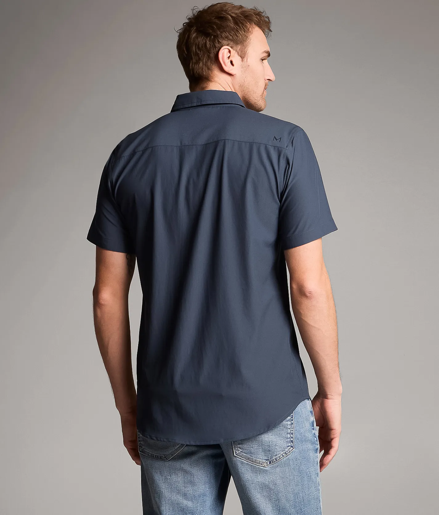 Tops | Maven Co-op Performance Stretch Shirt Navy