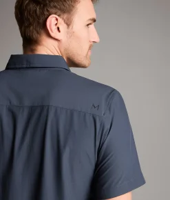 Tops | Maven Co-op Performance Stretch Shirt Navy