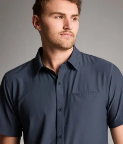 Tops | Maven Co-op Performance Stretch Shirt Navy