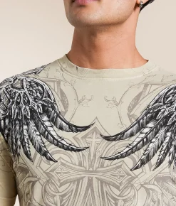 Affliction Peter T-Shirt Sand Lava Wash