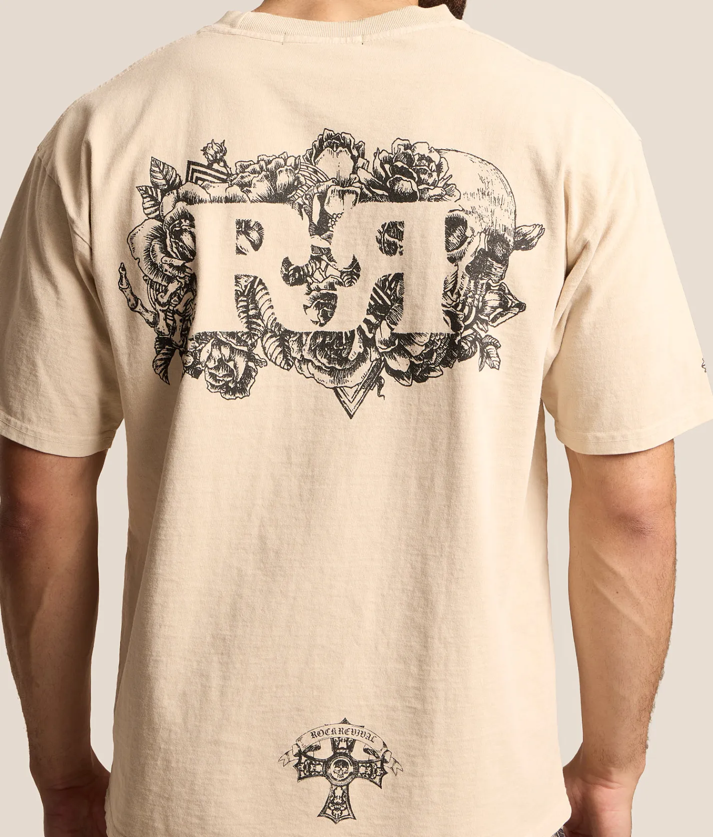 Rock Revival Peter T-Shirt Cream