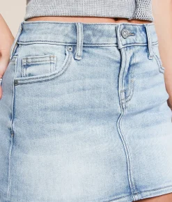 HIDDEN Peyton Denim Stretch Skirt Coyote Point Clearance