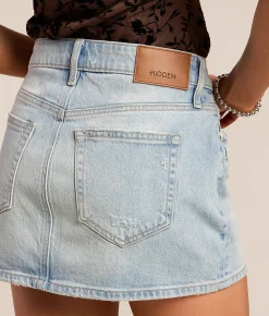Bottoms | HIDDEN Peyton Denim Stretch Skirt Cabo Beach