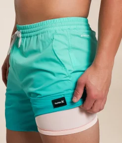 Swimwear | Hurley Phantom Eco Poolside Stretch Swim Trunks Seadoo