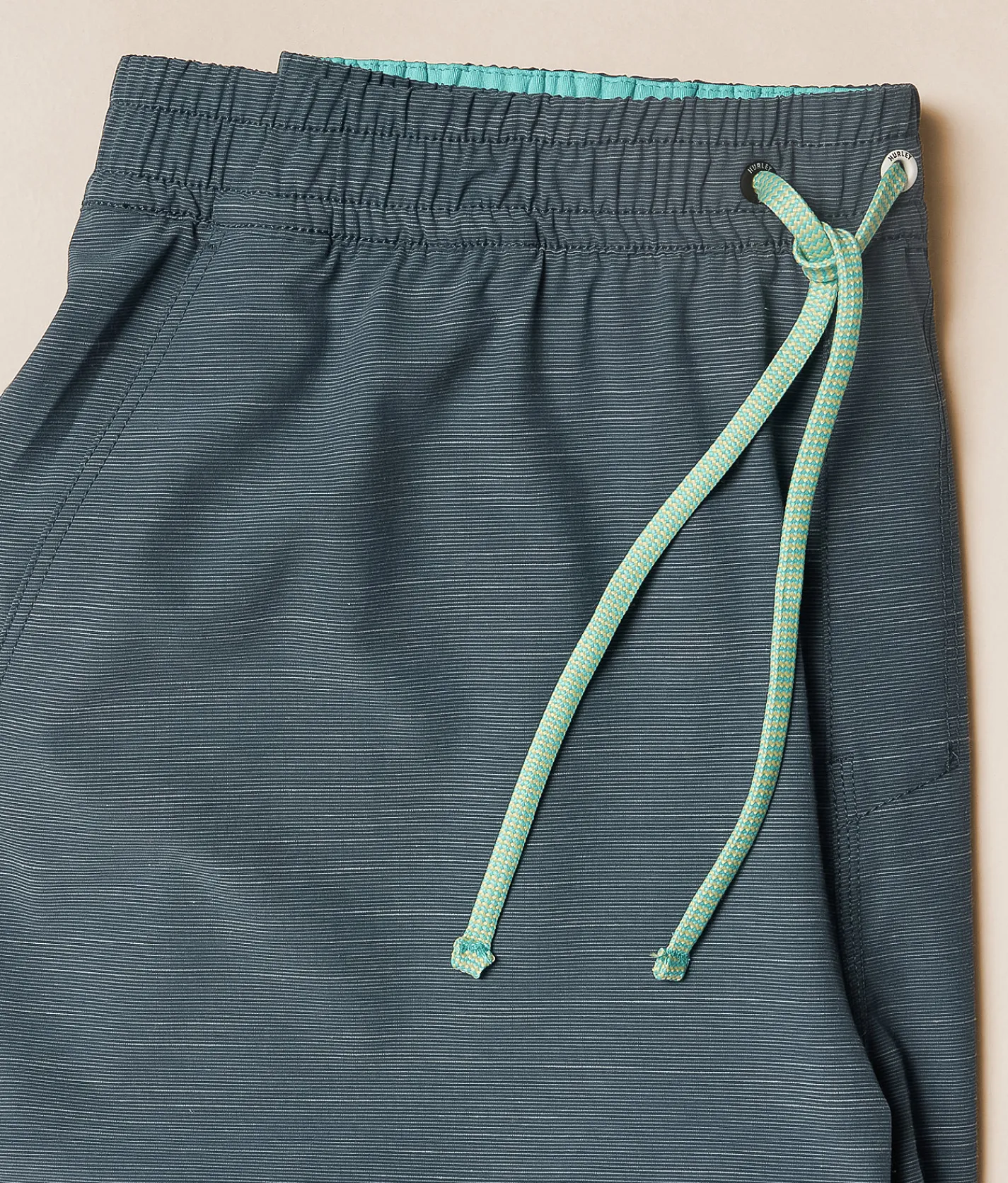 Hurley Phantom Eco Slub Stretch Swim Trunks Grey Teal Clearance