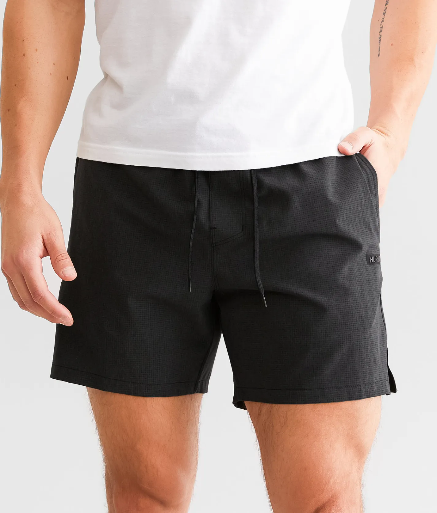 Hurley Phantom Explore Flyer Stretch Short Black Heather 2 New
