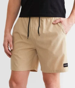Bottoms|Shorts | Hurley Phantom Flow Volley Stretch Walkshort Khaki