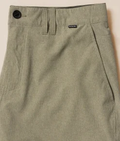 Hurley Phantom Microcheck Hybrid Stretch Short Olive Sale