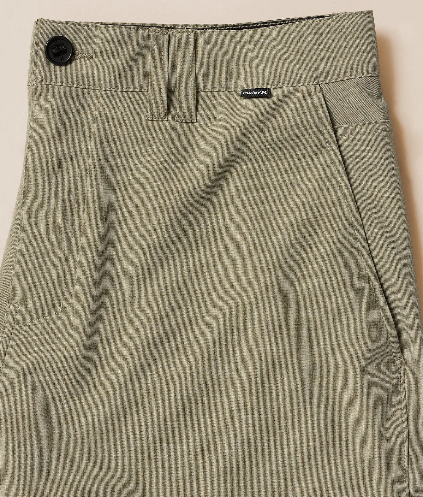 Hurley Phantom Microcheck Hybrid Stretch Short Olive Sale