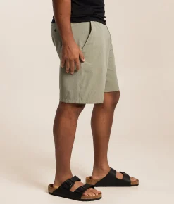Hurley Phantom Microcheck Hybrid Stretch Short Olive Sale