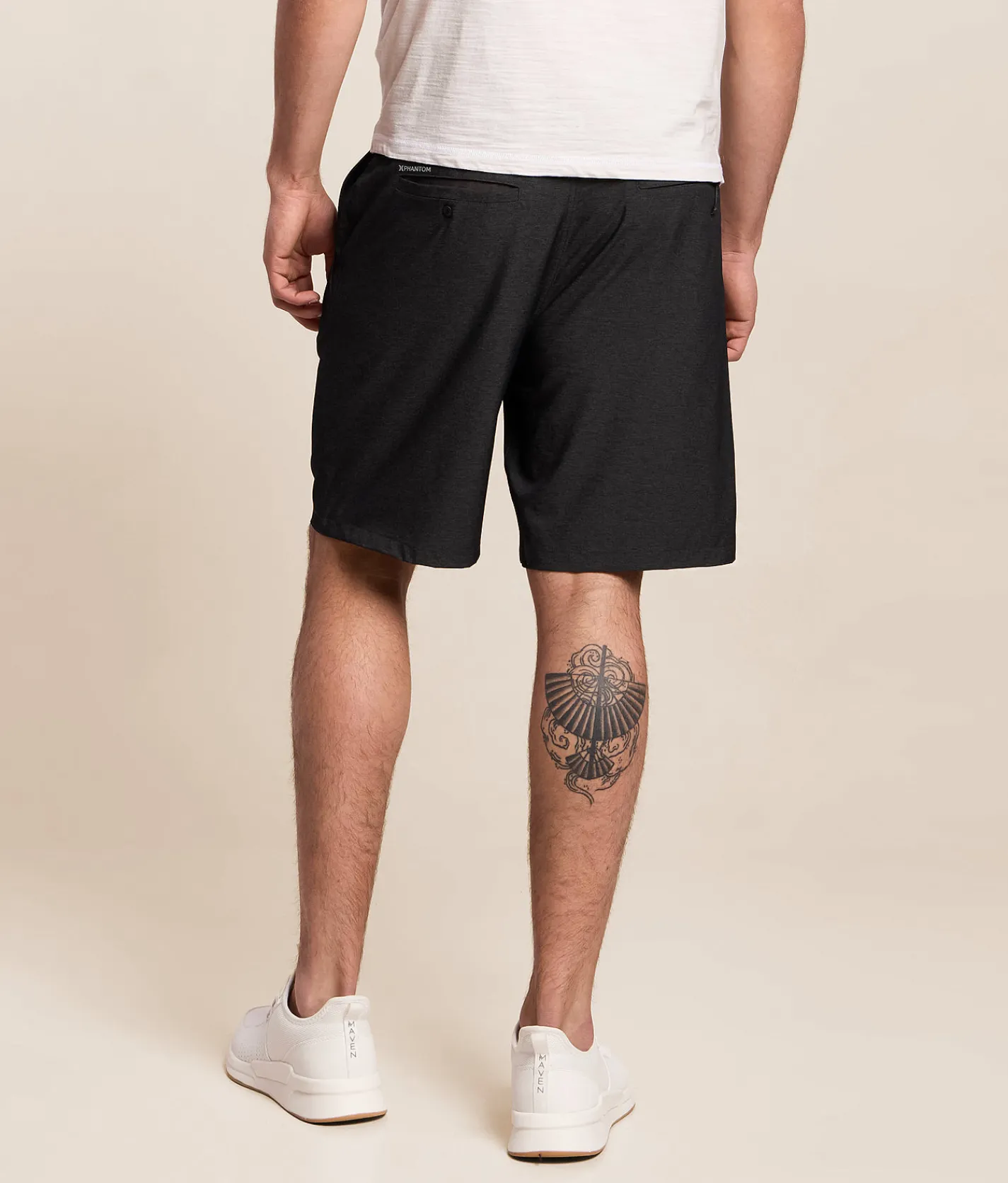 Hurley Phantom Static Hybrid Stretch Short Black Particle