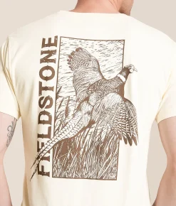 Fieldstone Pheasant T-Shirt Ivory Online