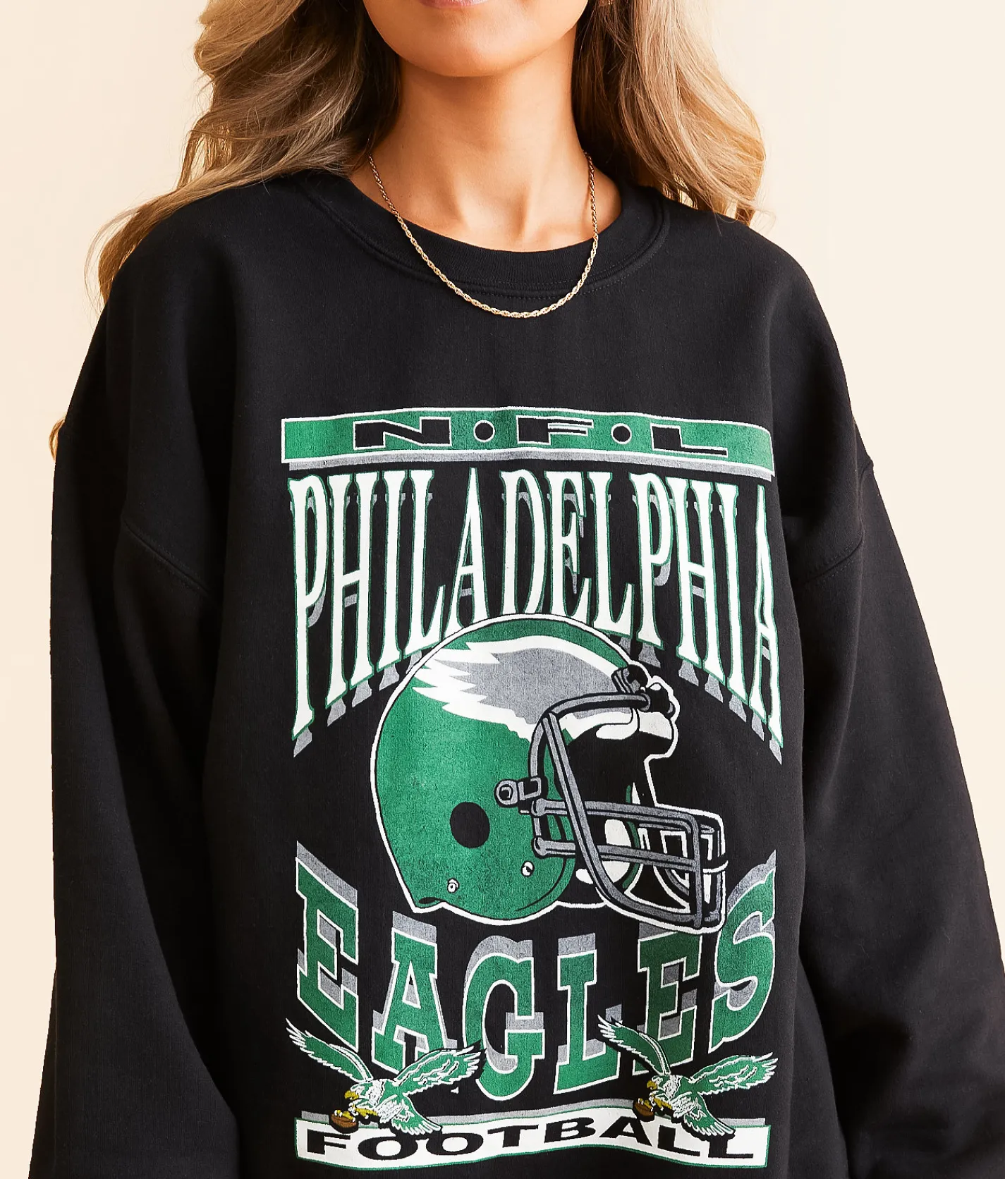 Tops | Junkfood Philadelphia Helmet Pullover Eagles