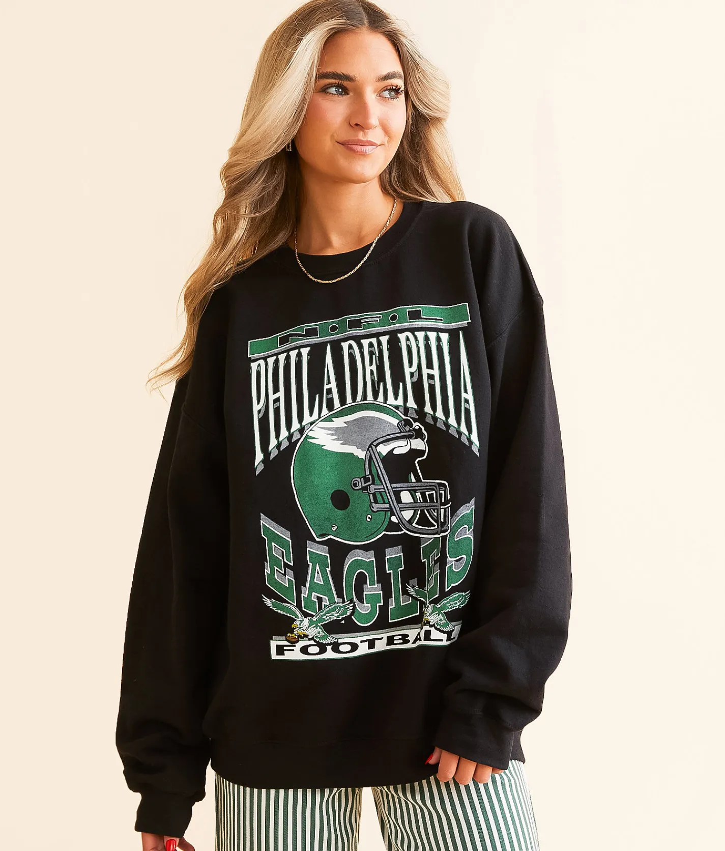 Tops | Junkfood Philadelphia Helmet Pullover Eagles