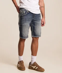 Bottoms|Shorts | Rock Revival Philippe Stretch Short Philippe H205