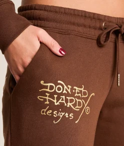Ed Hardy Phoenix Y2K Sweatpant Cocoa Hot