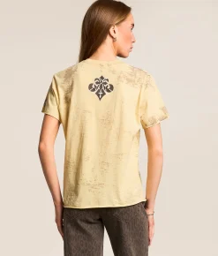 Affliction Pictoral T-Shirt Mellow Yellow Sale