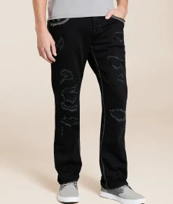 Bottoms | Rock Revival Pictor Straight Stretch Jean Pictor J202