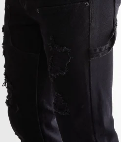 Sale Jeans|Bottoms | PREME Pieced Skinny Stretch Jean Black