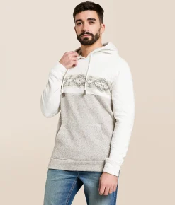 Tops | Gentry County Pieced Southwestern Hoodie Brown