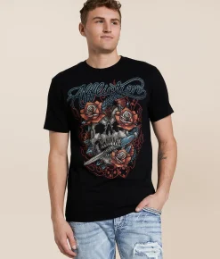 Tops|Graphic T-Shirts | Affliction Piercing Truth T-Shirt Black
