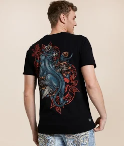 Tops|Graphic T-Shirts | Affliction Piercing Truth T-Shirt Black