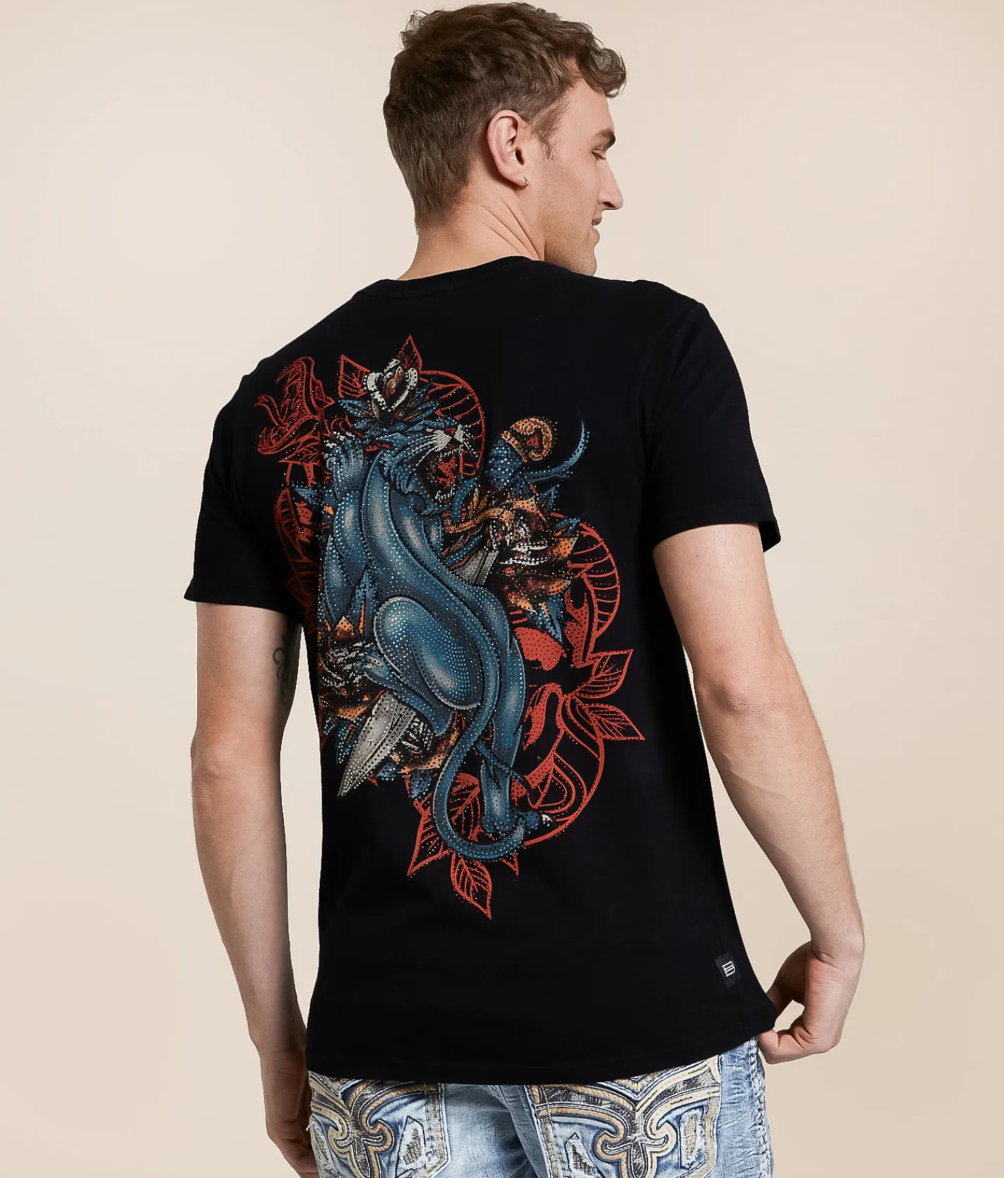 Tops|Graphic T-Shirts | Affliction Piercing Truth T-Shirt Black