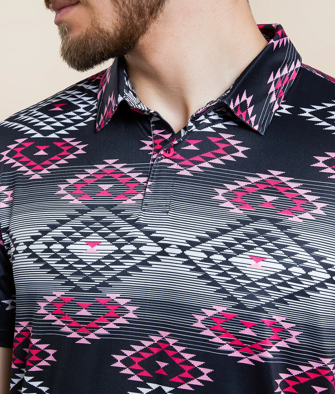 Departwest Piers Performance Polo Blue Black Sale