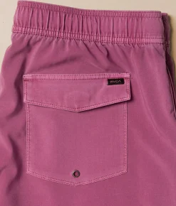 RVCA Pigment Stretch Swim Trunks Rose Shadow Best