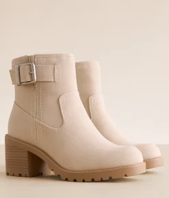 Shoes | Soda Pillow Chelsea Ankle Boot Beige