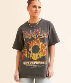 Junkfood Pink Floyd Band T-Shirt Vintage Black Discount