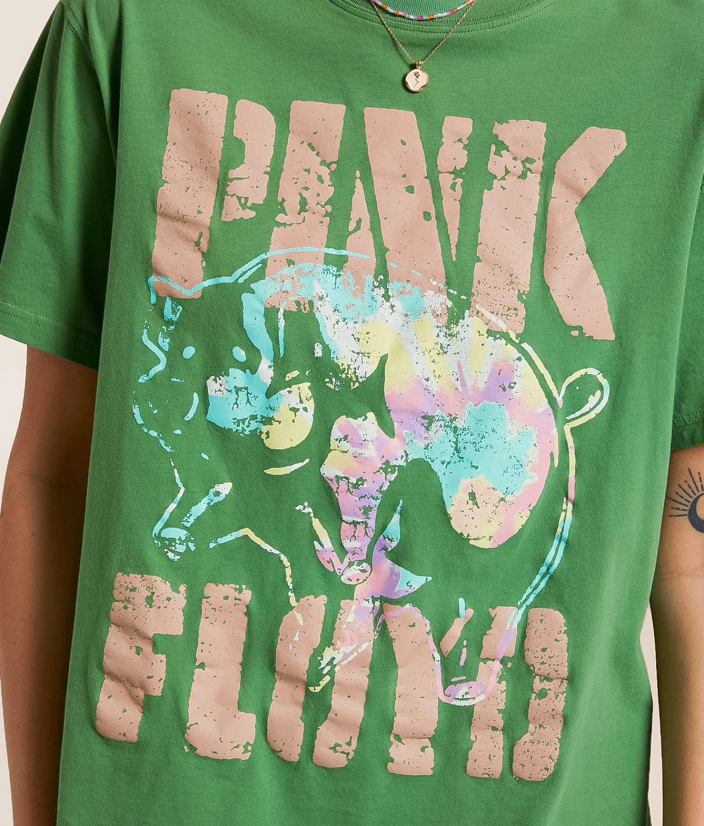 Tops | Life Clothing Pink Floyd Oversized Band T-Shirt Medium Green