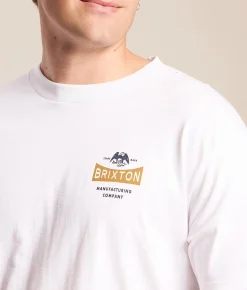 Tops|Graphic T-Shirts | Brixton Pinnacle T-Shirt White