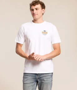 Tops|Graphic T-Shirts | Brixton Pinnacle T-Shirt White