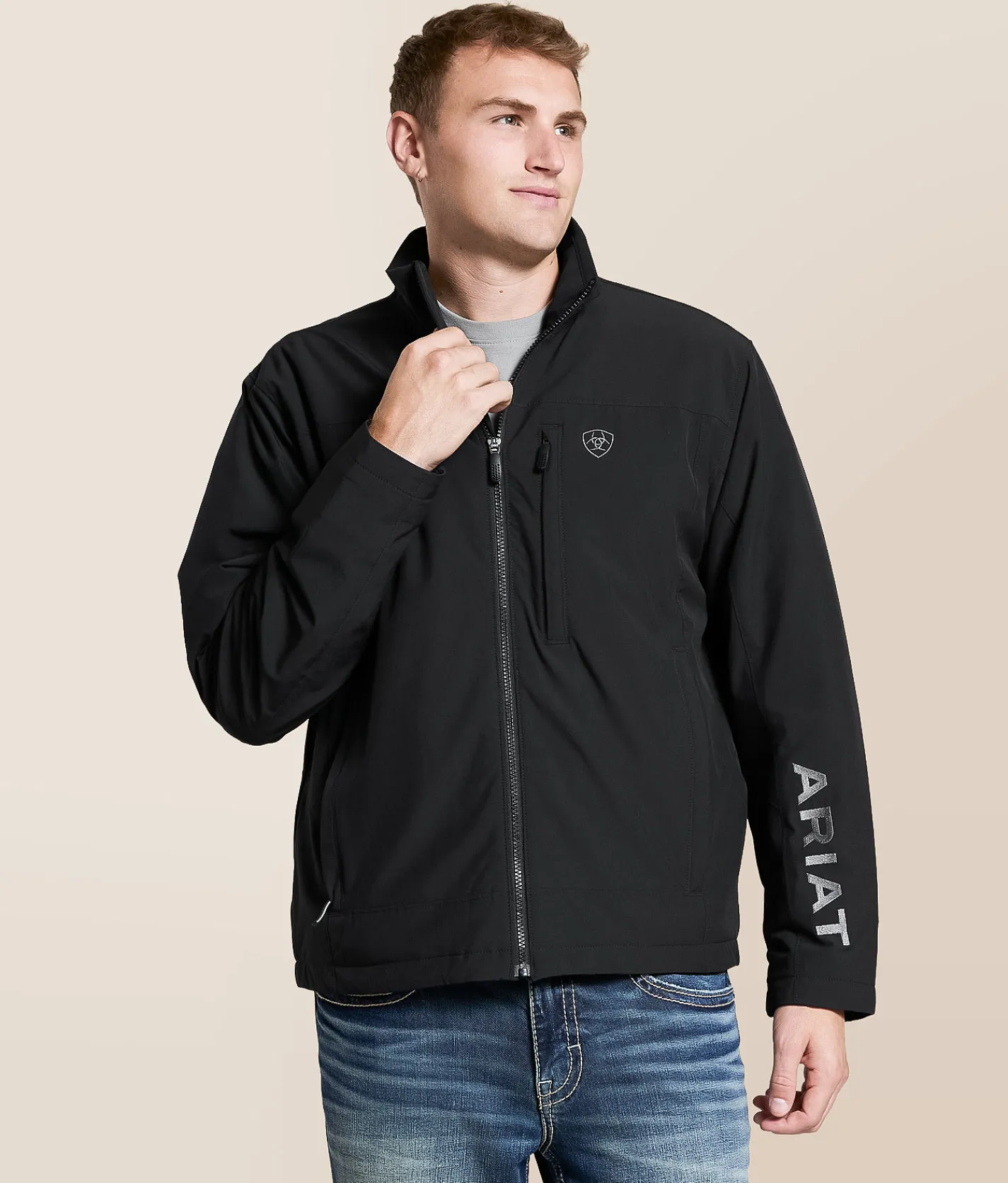Tops | Ariat Pioneer Softshell Jacket Black