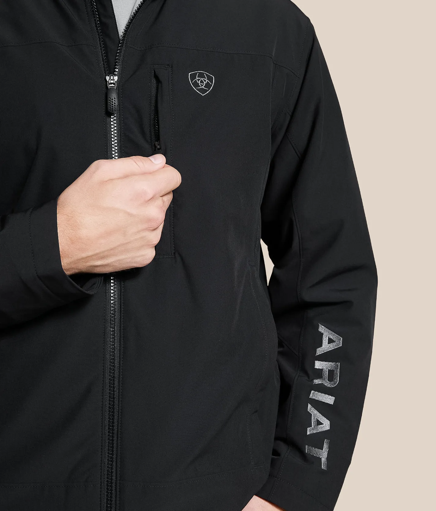 Tops | Ariat Pioneer Softshell Jacket Black