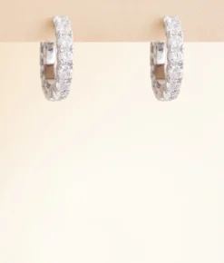 Accessories | Sahira Jewelry Design Piper Mini Hoop Earring Silver