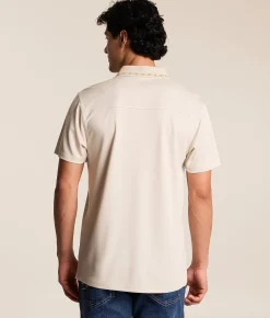 Tops | Gentry County Pique Polo Tan Brown