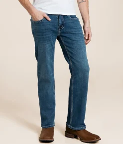 Sale Jeans|Bottoms | Hooey x Rock & Roll Denim Pistol Straight Stretch Jean Medium Vintage 203
