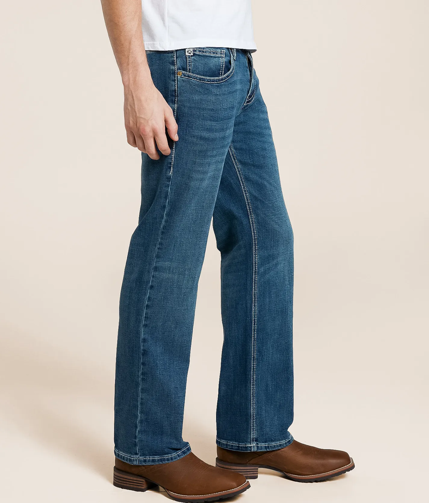 Sale Jeans|Bottoms | Hooey x Rock & Roll Denim Pistol Straight Stretch Jean Medium Vintage 203