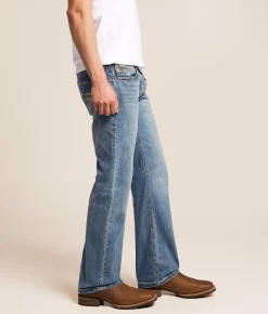 Rock & Roll Denim Pistol Straight Stretch Jean Medium Vintage 203 Clearance