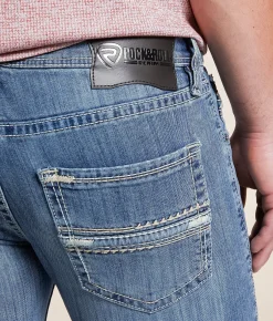 Sale Jeans|Bottoms | Rock & Roll Denim Pistol Straight Stretch Jean Medium Vintage 203