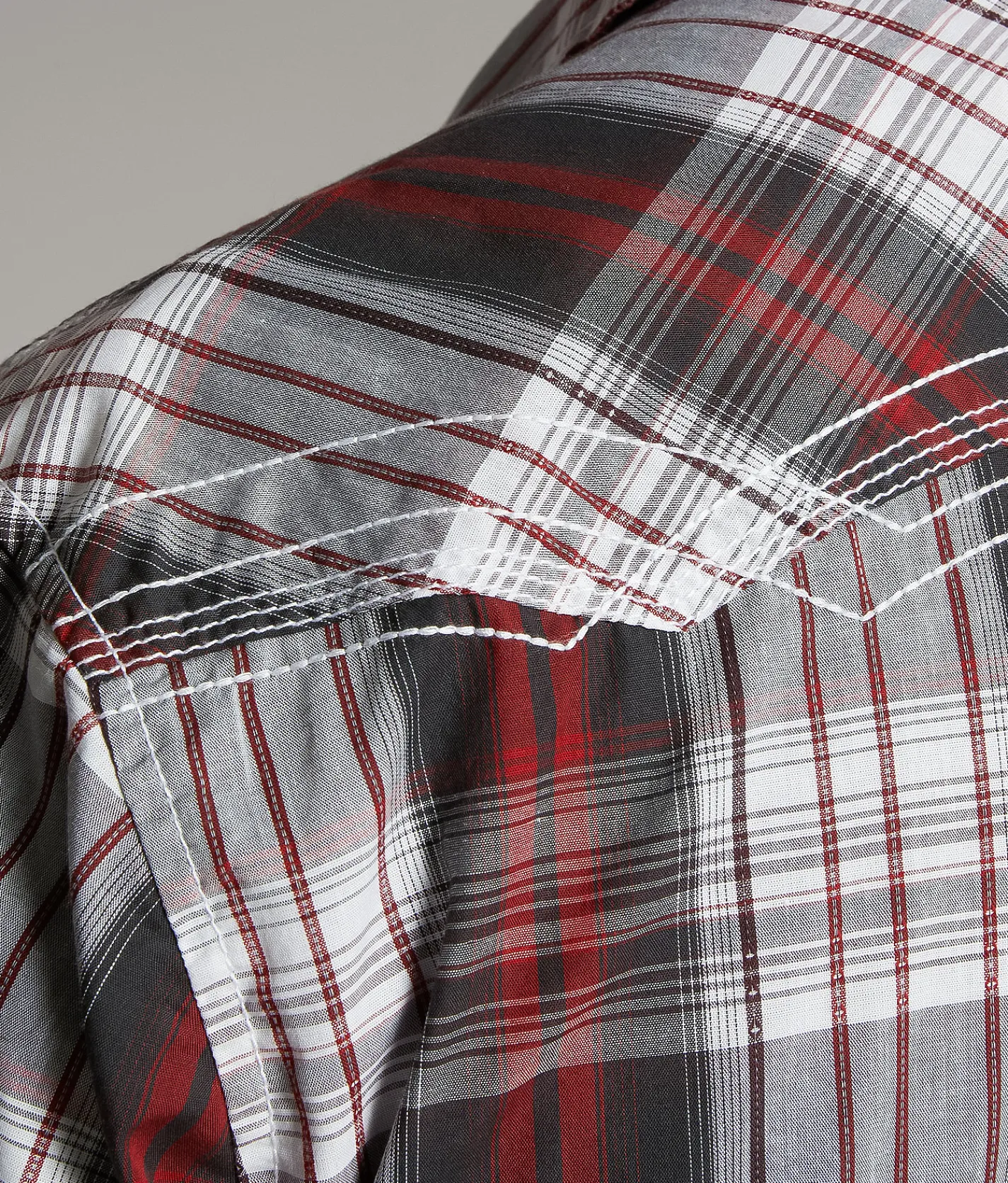 Tops | BKE Plaid Athletic Shirt Black White Red