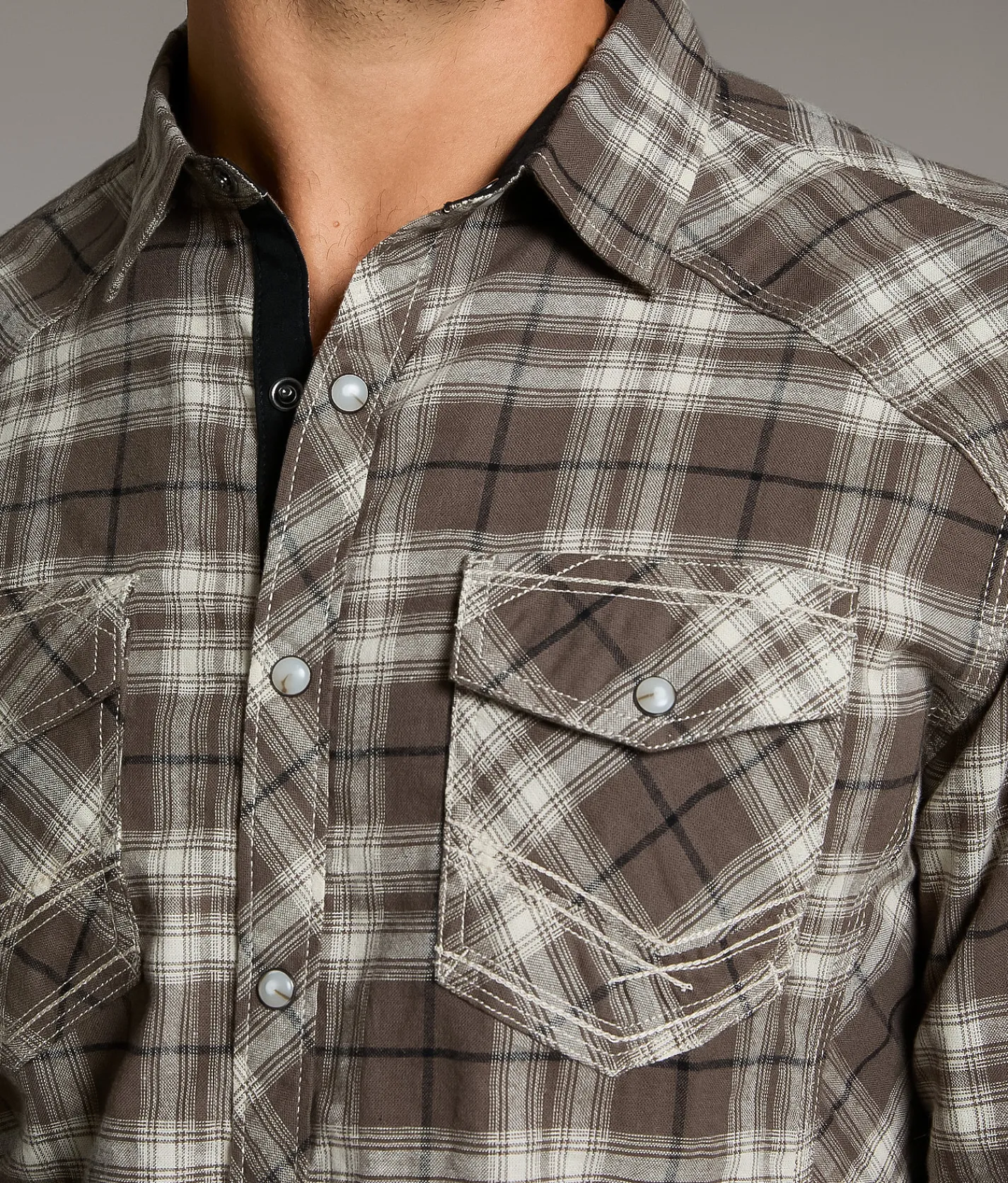 Tops | BKE Plaid Athletic Shirt Brown White